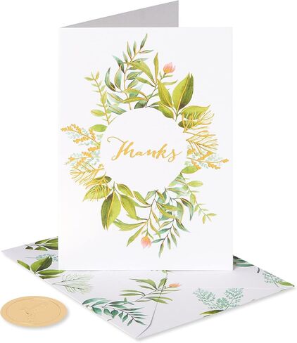 Papyrus Thank You Cards with Envelopes, Branches (20-Count) in Saudi Arabia