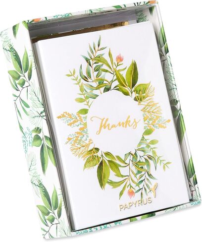 Papyrus Thank You Cards with Envelopes, Branches (20-Count) in Saudi Arabia