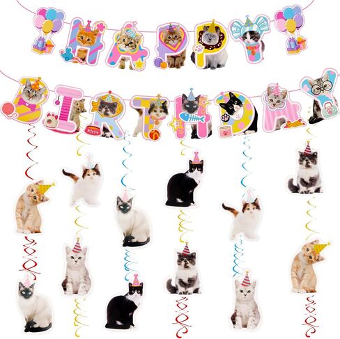 CANREVEL 33 PCS Dinosaur Birthday Decorations, Dinosaur Party Decorations Including Dinosaur Birthday Banner Hanging Swirls Streamers with Cutouts, Dinosaur Decor for Kids Boys Men Adult Dino Lover in Saudi Arabia