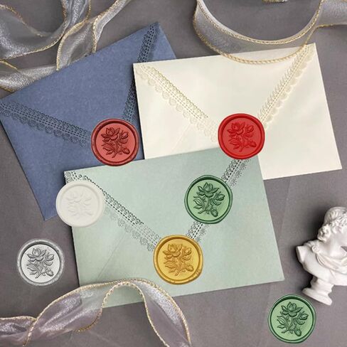 Metallic Gold Sealing Wax Sticks, ONWINPOR 12 Pcs Assorted Color Wax Seal Sticks for Wax Seal Stamp, 6 Colors Bronze Gold Wax Seal Sticks Set for 0.43'' Glue Gun Wax Sealing Sticks (Metallic) in Kuwait