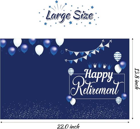 WATINC Jumbo Retirement Card to Sign, Retirement Party Large Guest Book Decorations for Women Men, Congrats Retired Signature Card for Farewell Office Signing Photo Booth Props in Saudi Arabia