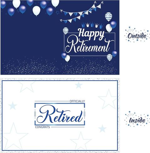 WATINC Jumbo Retirement Card to Sign, Retirement Party Large Guest Book Decorations for Women Men, Congrats Retired Signature Card for Farewell Office Signing Photo Booth Props in Saudi Arabia