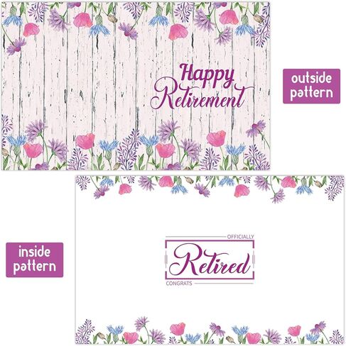 WATINC Jumbo Retirement Card to Sign, Retirement Party Large Guest Book Decorations for Women Men, Congrats Retired Signature Card for Farewell Office Signing Photo Booth Props in Kuwait