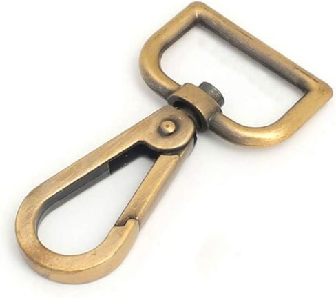 10 PCS Clasps 1 "D حلقة جراد البحر Clasp Claph لحزام بوابة بوابة حبل حبل دوارة مقاطع خطاف snap （النحاس العتيقة) in Kuwait