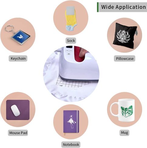 Sublimation Transfer Paper, 18 Pack 12"X12" Solid Color Heat Press Transfer Sublimation Sheet for DIY T-Shirt, Personalized Coffee Mugs, BabySuits in Saudi Arabia
