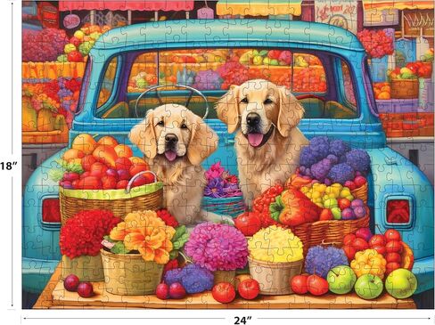RoseArt - Kodak Premium - Pickup Pups- 350 Piece Jigsaw Puzzle for Adults in Saudi Arabia