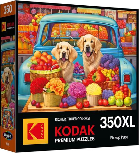 RoseArt - Kodak Premium - Pickup Pups- 350 Piece Jigsaw Puzzle for Adults in Saudi Arabia
