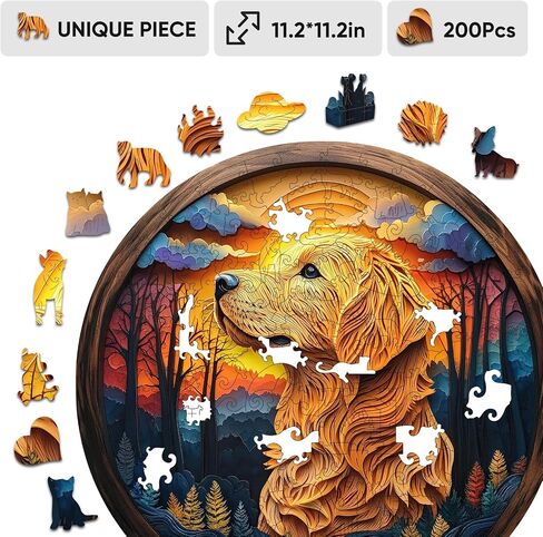 Snakes Wooden Puzzle للبالغين ، والحيوانات بانوراما الألغاز 200 قطعة ، وأشكال فريدة من نوعها لغز لم شمل الأسرة للبالغين والأطفال ، حزمة جميلة ، أفضل هدية لأصدقاء العائلة المتوسطة 11.4x11.4in in Saudi Arabia