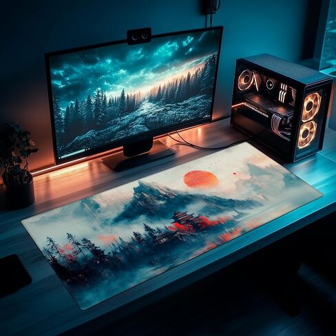 Large Mouse Pad, Gaming Mouse Pad, Long Mouse Pads, Extra Large Big Mouse Pad, Computer Mousepad for Gamer (Cosmic Wanderer, X-Large) in Saudi Arabia
