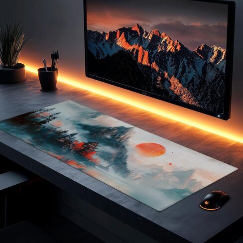 Large Mouse Pad, Gaming Mouse Pad, Long Mouse Pads, Extra Large Big Mouse Pad, Computer Mousepad for Gamer (Cosmic Wanderer, X-Large) in Saudi Arabia