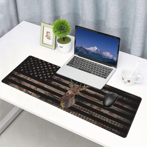 Navy Blue and Pink Floral Hippie Gaming Mouse Pad Extended Large Mousepad 31.5 X 11.8 Inch in Kuwait