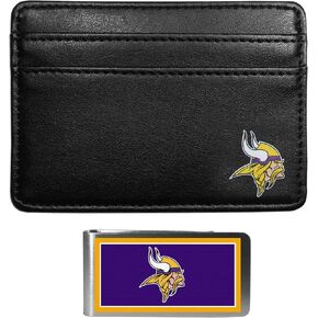 Siskiyou Sports NFL Buffalo Bills Weekend Wallet & Color Money Clip, Black, One Size