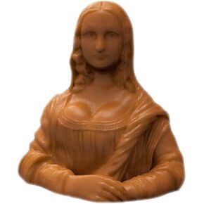 Grainrain 3D Candle Molds Pillar Silicone Soap Mold Mona Lisa Handmade Craft Wax Moulds (F18-D44)