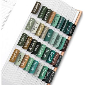 Mr. Pen- Bible Tabs, 75 Tabs, Desert Oasis, Laminated Bible Tabs for Women and Men, Bible Tabs for Study Bible, Bible Index Tabs, Bible Book Tabs, Bible Labels Tabs, Mr Pen Bible Tabs