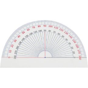 i-Scream Protractor Sticky Notes 50 Pcs - Transparent Adhesive Memo for Easy Angle Measurement, Premium Tracing Paper, 3-inch Diameter, Teacher & Student Friendly Design, Water-Resistant & Reusable.