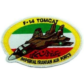 EagleEmblems PM5128 Patch-USAF,Tomcat,Iran,F-14 (3.75'')