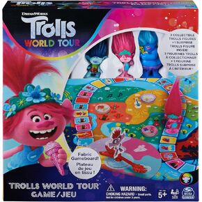 ألعاب SPIN Master Games Trolls World Tour Cooperative Board Game للعائلات والأطفال الذين تتراوح أعمارهم بين 5 سنوات وما فوق