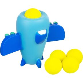 Expressions 1pc Foam Ball Popper Toy - Squeeze & Launch Unicorn Toy w/ Foam Balls Included – Animal Ball Shooting Squishy Toy, Toddler Toys
