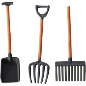 Miniature Dollhouse Agricultural Tools Decoration Kids Children Toy Gift Tool /6 1/12 Doll Garden, Vegetable plot