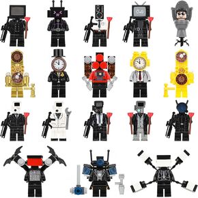 18pcs Cartoon Building Set,Movies Character Figure