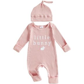 Newborn Baby Boy St Patricks Day Outfit Shamrock Lucky Charm Rib Knit Romper Jumpsuit Cute Infant One-piece Clothes