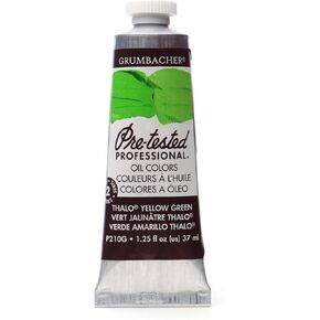 Grumbacher Pre-Tested Oil Paint, 37ml/1.25 Ounce, Transparent Yellow Iron Oxide (P216G)