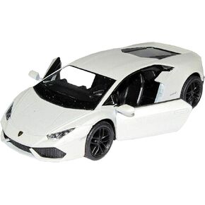 KiNSMART Lamborghini White Aventador LP700-4 Die Cast Model Cars, 1:38 Scale