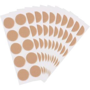 Shapenty 10mm Earring Support Patches Stickers Earring Support Pads Lifters Stabilizers Ear Lobe Support Backs Protectors for Large Heavy Earrings Droopy Ears Stud Earrings (100)