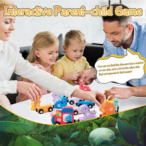 Montessori Toys for Toddler Age 1-3, Toddler Toy Wooden Magnetic Traffic Train Set with Playmat/Storage Bag for Baby Boy, Birthday for 1 2 3 Years Old Boys & Girls in Saudi Arabia