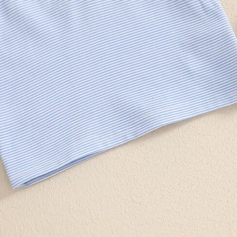 Toddler Baby Boy Shirt Golf Stripes Short Sleeve Button Down T-Shirt Tops Cute Infant Casual Tee Summer Clothes in Saudi Arabia