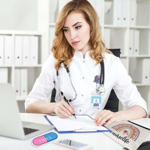 Nurse Gift Pens,for Work Funny Pens Sticky Notes Makeup Bag Gift for Coworker Doctor Nurses Nursing Students Women Men on Nurses week Nurse's day (Style 1-20) in Saudi Arabia