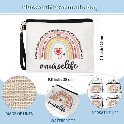 Nurse Gift Pens,for Work Funny Pens Sticky Notes Makeup Bag Gift for Coworker Doctor Nurses Nursing Students Women Men on Nurses week Nurse's day (Style 1-20) in Saudi Arabia