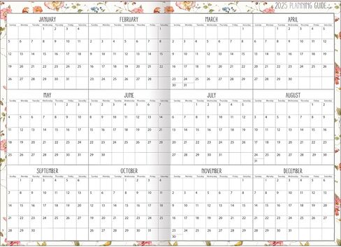 Lang, Watercolor Seasons by Lisa Audit 2025 Monthly Planner in Saudi Arabia