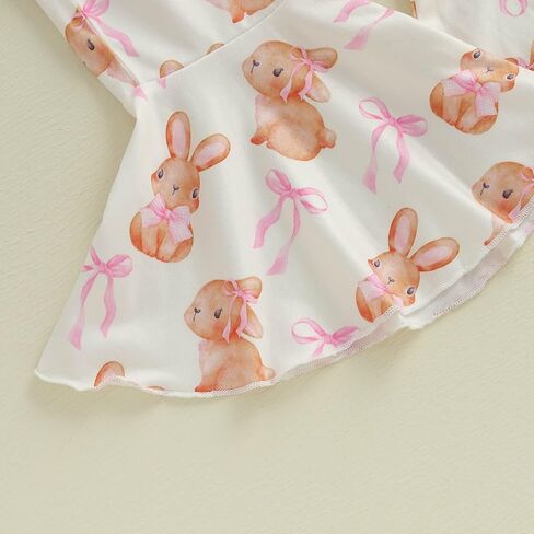 Newborn Baby Girls Easter Outfits Cute Carrot Embroidery Romper and Pants Sets My First Easter Baby Girl Outfits in Kuwait