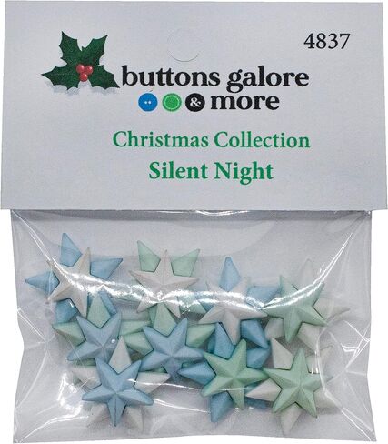 Buttons Galore and More Christmas Collection of Decorative Novelty Buttons Embellishments for Craft and Sewing DIY Holiday Projects (Santa's Sparkle) in Kuwait