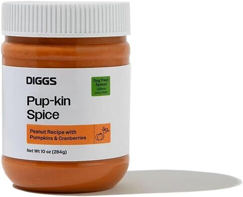 DIGGS Spreadable Dog Treat - All Natural Plant Based Treat for Dogs - Ideal Food Topper or Filling for Groov Pet Crate Licking Toy (Gold'n Delicious) in Saudi Arabia