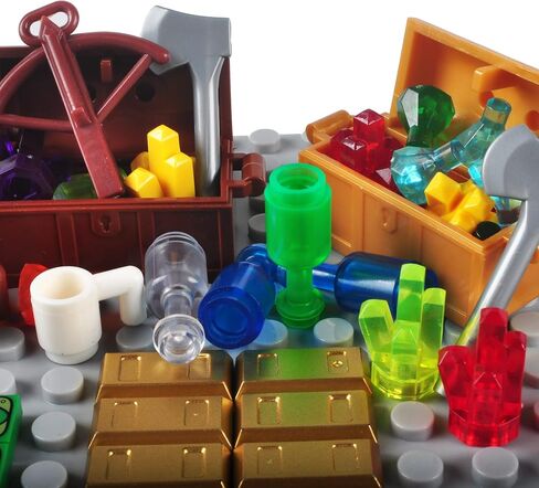 إكسسوارات الكنز مجموعة لبنات البناء Bullion Money Bar Bar Buildry Building Bricks Kit DIY مجموعة متوافقة جميع العلامات التجارية الرئيسية (#A) in Kuwait