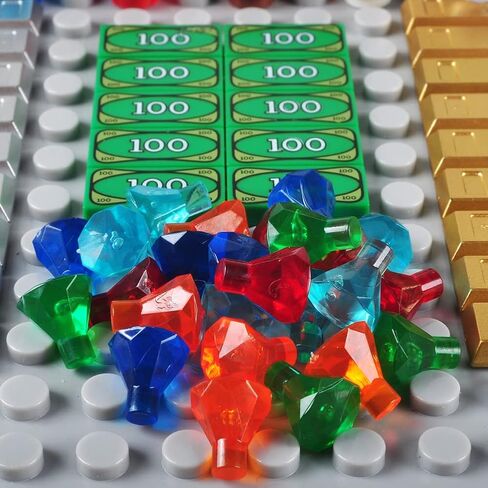 إكسسوارات الكنز مجموعة لبنات البناء Bullion Money Bar Bar Buildry Building Bricks Kit DIY مجموعة متوافقة جميع العلامات التجارية الرئيسية (#A) in Kuwait