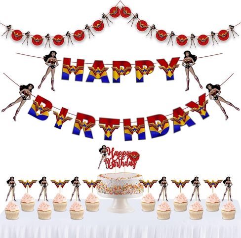 Seyal® Wondr Woman Theme Birthday Supplies in Kuwait
