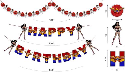 Seyal® Wondr Woman Theme Birthday Supplies in Kuwait