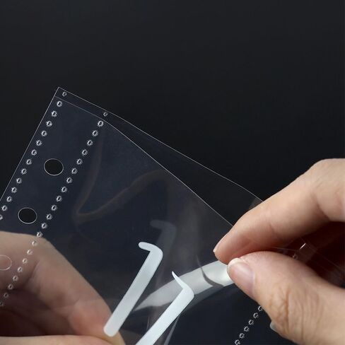 25pcs A5 Clear PP مسبقًا 100 مظاريف توفير الأموال التحدي 6 رنين الموثق إدراج 2.5'x3.5 '' أبيض رقم 1-100 أكمام حشو نقدية لمدة 100 يوم التوفير المجلدات التحدي in Kuwait