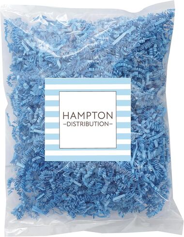 Hampton Distribution Light Pink Crinkle Paper Filler, 4.5oz Shredded Paper For Gift Baskets, Shredded Paper, Basket Filler for Birthdays, Weddings, Showers & Holidays in Kuwait