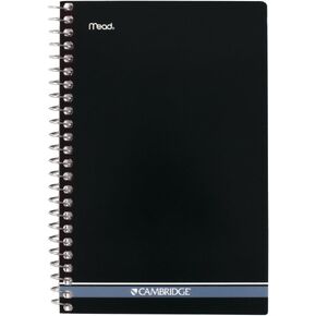 Cambridge Memo Book, 6 x 4 Inches, 70 Sheets, College Ruled (45433), Navy Blue