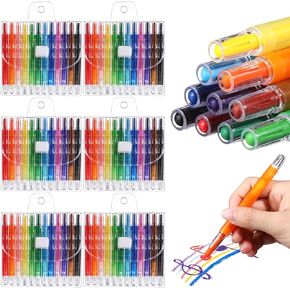 6 مجموعات تلوين ملون ملون 72 PCS للأطفال الصغار أطفال ألوان ملونة بالجملة للفصول الدراسية غير السامة للودادة القابلة للغسل. in Kuwait