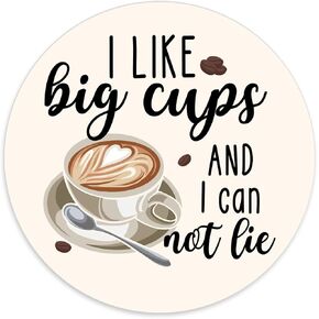 Coffee Mouse Pad, for Women Teen Girls, Office Desk Accessories Desk Decor, 8.7x8.7 Inch