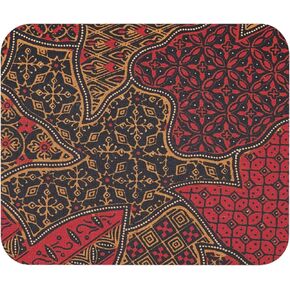 Mouse Pad, Premium-Textured Mouse Mat, Non-Slip Rubber Base Mousepad for Laptop, Computer & PC,9.6×7.8 in (Rajasthani Hand Block Print)