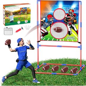 Throwing Target Game - American Football - Football Gifts for Kids 6-8 Boys 8-12 - Inspired Outdoor Fun for Children | Teenager | All Ages Perfect for Parties, Gatherings, and Family Events