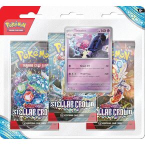 Pokémon TCG: Scarlet & Violet—Stellar Crown 3-Pack Blister - Latias (3 Booster Packs & Foil Promo Card)