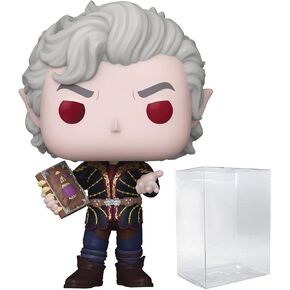 POP Games: Baldur's Gate - Astarion with Necromancy of Thay Limited Edition Chase Funko Vinyl Figure (Bundled with Compatible Box Protector Case), Multicolored, 3.75 inches