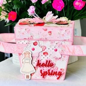 KSCRAFT Picnic Basket Box Metal Cutting Dies Stencils for DIY Scrapbooking Decorative Embossing DIY Paper Card